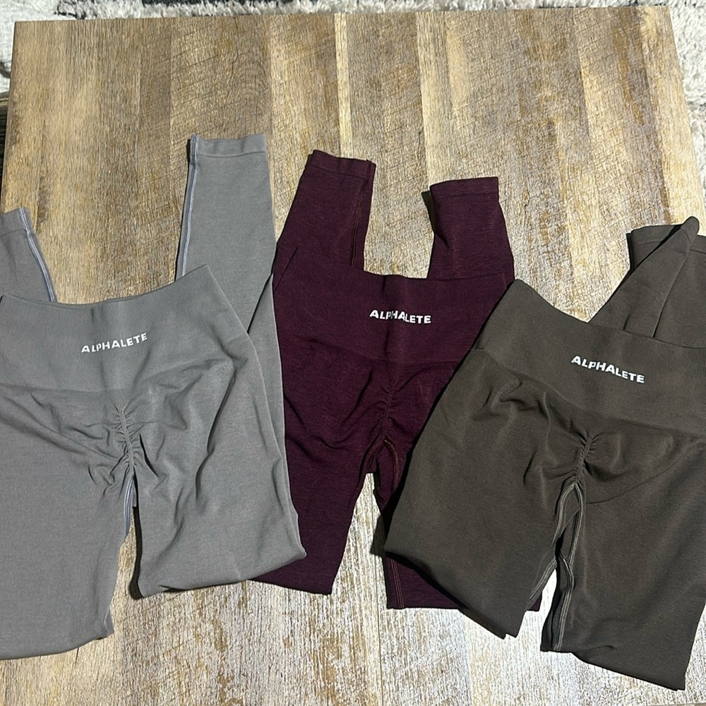 Alphalete leggins bundle